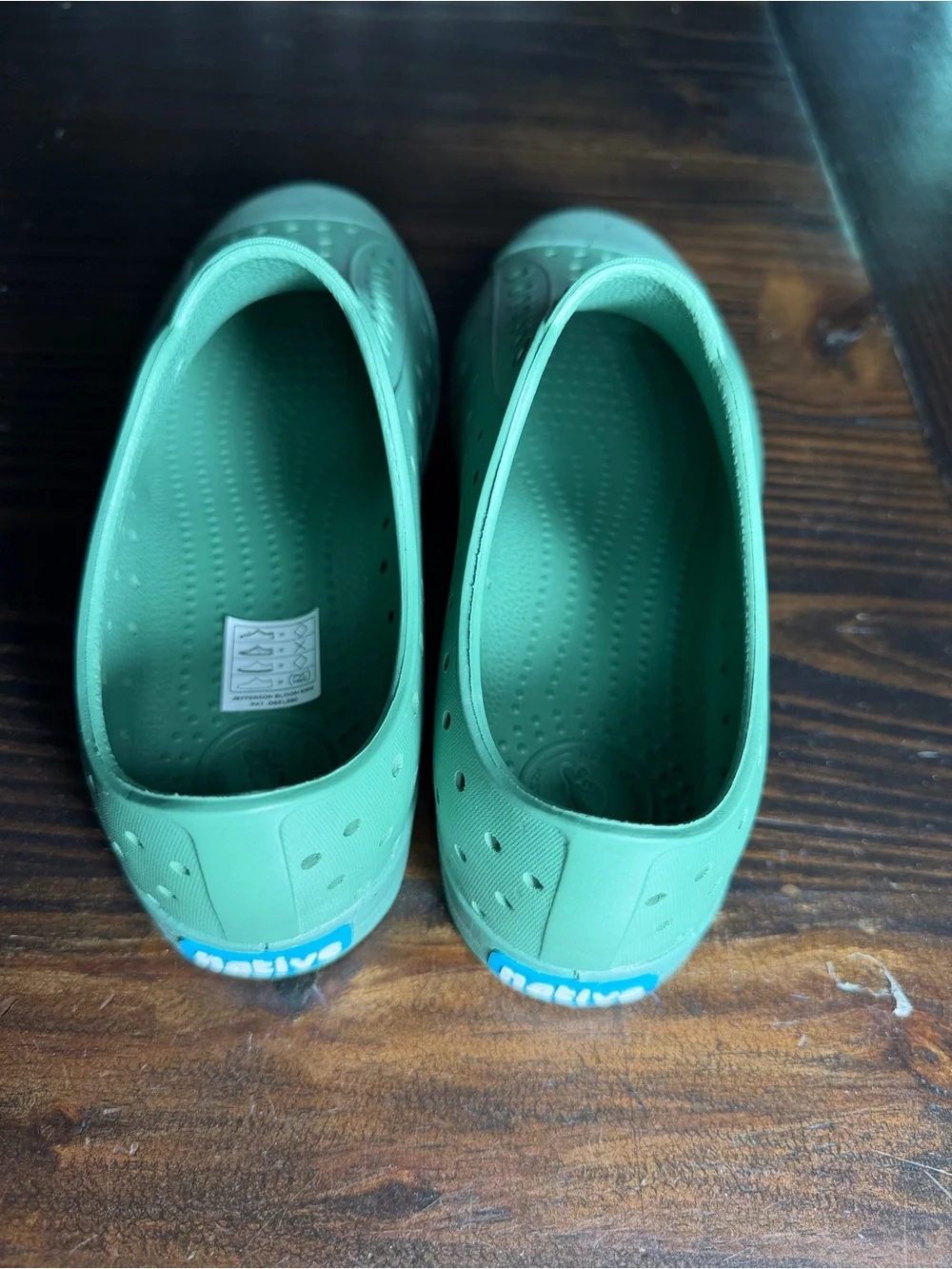 Native Shoes Kids Jefferson Bloom Green Earth Friendly Water Shoes-J3